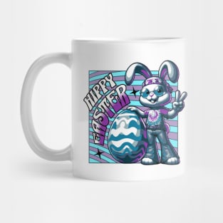 Hippy easter bunny Mug